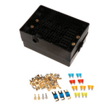 Max 13-Way Blade Fuse Block Include Relay,  Fuse Marine Boat Fuse Holder Box