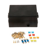 Max 13-Way Blade Fuse Block Include Relay,  Fuse Marine Boat Fuse Holder Box