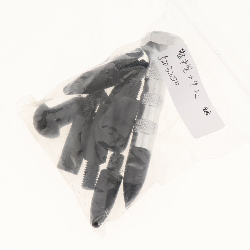 Max 9 Pieces Paintless Dent Repair Tap Down Pen Tips Dent Removal Tools Silver