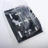 Max Universal Car Battery Tray Recessed Slots Metal Black 28cm tray +23cm bracket