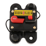 Max Circuit Breaker Manual Reset Inline Fuse Holder Inverter WP Car Parts 100A