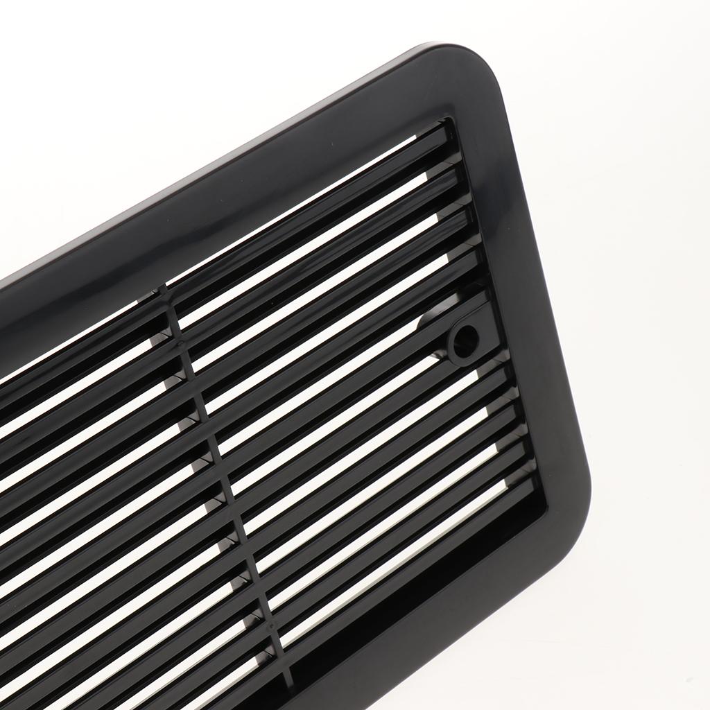 Max RV Camper Caravan Side Roof Air Exhaust Vent Ventilation Outlet Grill -Black
