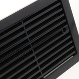 Max RV Camper Caravan Side Roof Air Exhaust Vent Ventilation Outlet Grill -Black