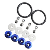 Max Maxb Quick Release Fasteners For Car Bumpers Trunk Fender Hatch Lids Kit Blue