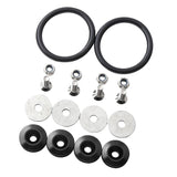 Max Maxb Quick Release Fasteners For Car Bumpers Trunk Fender Hatch Lids Kit Black