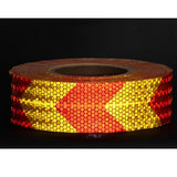 Maxbell Arrow Conspicuity Tape 10' Reflective Safety Warning Sign Car Yellow + Red