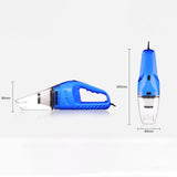 Maxbell 120W/12V Portable Vacuum Cleaner Dry Wet Dual Use High Power Black