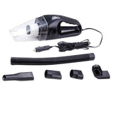 Maxbell 120W/12V Portable Vacuum Cleaner Dry Wet Dual Use High Power Black