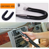 Maxbell 120W/12V Portable Vacuum Cleaner Dry Wet Dual Use High Power Black