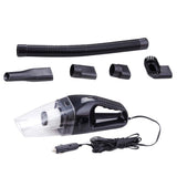 Maxbell 120W/12V Portable Vacuum Cleaner Dry Wet Dual Use High Power Black
