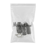 Maxbell Carbon Fibre Air Intake Filter Induction Kit Fan Cold Air Feed Pipe Clamps