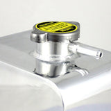 Maxbell Aluminium Coolant Tank 2.5L Oil Catch Can Breather Tank TIG Welded Silver