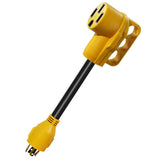 Maxbell 12'' RV Power Cord Adapter 30 amp Male to 50 amp Female Camper NEW HOT