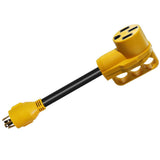 Maxbell 12'' RV Power Cord Adapter 30 amp Male to 50 amp Female Camper NEW HOT