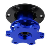 Maxbell Racing Quick Release Snap Off Hub Adapter for 6-hole Steering Wheel Blue