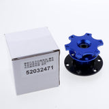 Maxbell Racing Quick Release Snap Off Hub Adapter for 6-hole Steering Wheel Blue