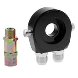 Max M20x1.5 Oil Gauge Filter Cooler Sandwich Plate Thermostat  Adapter Black