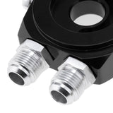 Max M20x1.5 Oil Gauge Filter Cooler Sandwich Plate Thermostat Adapter Black - Aladdin Shoppers