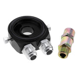 Max M20x1.5 Oil Gauge Filter Cooler Sandwich Plate Thermostat Adapter Black - Aladdin Shoppers
