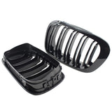 Max Set Left&Right Front Hood Grills Replace for BMW OEM51138208685/86 E46 Black