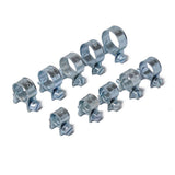 Max Maxb 84Pcs 10 Size Mini Fuel Injection Style Hose Clamp For Diesel Petrol Pipe