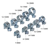 Max Maxb 84Pcs 10 Size Mini Fuel Injection Style Hose Clamp For Diesel Petrol Pipe