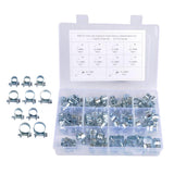 Max Maxb 84Pcs 10 Size Mini Fuel Injection Style Hose Clamp For Diesel Petrol Pipe
