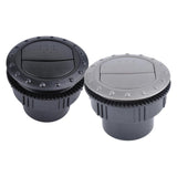 Max Maxb 60mm Vent Air Outlet Rotating Interior Round Ceiling for Car RV ATV Black