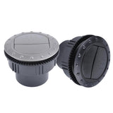 Max Maxb 60mm Vent Air Outlet Rotating Interior Round Ceiling for Car RV ATV Black