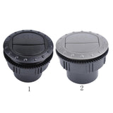 Max Maxb 60mm Vent Air Outlet Rotating Interior Round Ceiling for Car RV ATV Black