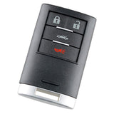Max Maxb New Shell Case Only for Chevrolet Corvette Cadillac Smart Key 4 BTN