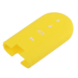 Max 4 Buttons Silicone Car Key Cover Case For Myvi New Axia SE Remote Fob Yellow