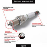 Max 4Pieces Platinum Spark Plug w/Tool Bag 224018H515 for Nissan Armada 2005-06