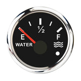 Max Maxb Stainless Steel Water Level Gauge Boat Water Tank Level Gauge IP67 Black