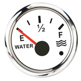 Max Maxb Stainless Steel Water Level Gauge Boat Water Tank Level Gauge IP67 White
