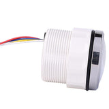 Max Maxb 52mm White Anti-fog Round Panel Digital LED Voltmeter Gauge for Boat Yacht