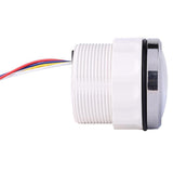 Max Maxb 52mm White Anti-fog Round Panel Digital LED Voltmeter Gauge for Boat Yacht