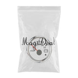 Max Maxb 52mm White Anti-fog Round Panel Digital LED Voltmeter Gauge for Boat Yacht