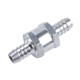 Max 6mm Aluminium One Way Fuel Non Return Check Valve Petrol Diesel Oil Water