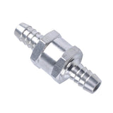 Max 12mm Aluminium One Way Fuel Non Return Check Valve Petrol Diesel Oil Water
