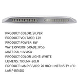 Max 12V Bright 20LED External Awning Light Lamp For Boat Caravan RV Marine White