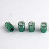 Max Maxb Handgun - Tire Rim Wheel Valve Stem Caps - Aluminum Alloy Green