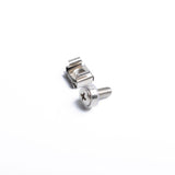 Max Maxb 100 Pack Lot - M5x16 Rack Mount Cage Nuts & Screws w/ Washers - Square Clips