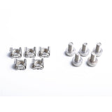 Max Maxb 50 Pack Lot - M6X16 Rack Mount Cage Nuts & Screws w/ Washers - Square Clips