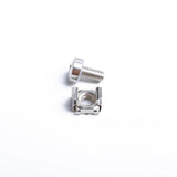 Max Maxb 50 Pack Lot - M6X16 Rack Mount Cage Nuts & Screws w/ Washers - Square Clips