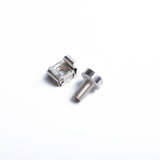 Max Maxb 50 Pack Lot - M6X16 Rack Mount Cage Nuts & Screws w/ Washers - Square Clips