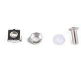 Max Maxb 50 Pack Lot - M6X16 Rack Mount Cage Nuts & Screws w/ Washers - Square Clips