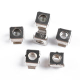 Max Maxb 50 Pack Lot - M6X16 Rack Mount Cage Nuts & Screws w/ Washers - Square Clips