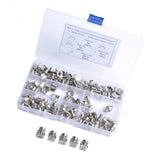 Max Maxb 50 Pack Lot - M6X16 Rack Mount Cage Nuts & Screws w/ Washers - Square Clips