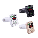 Max Maxb Bluetooth Car Charger 3.1A Fast Charge Card FM Car Bluetooth MP3 Transmitter Black